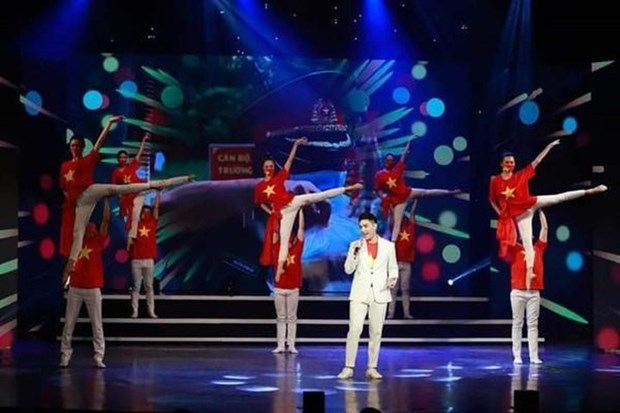 Artists from the National Music Song and Dance Theatre takes part in the programme. Photo: anninhthudo.vn Artists from the National Music Song and Dance Theatre takes part in the programme. Photo: anninhthudo.vn