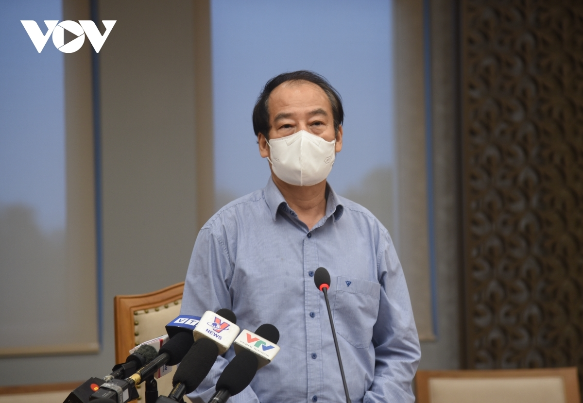 Assoc. Prof. Dr. Tran Dac Phu, senior advisor at the Public Health Emergency Operations Centre addresses the event. Photo: VOV Assoc. Prof. Dr. Tran Dac Phu, senior advisor at the Public Health Emergency Operations Centre addresses the event. Photo: VOV