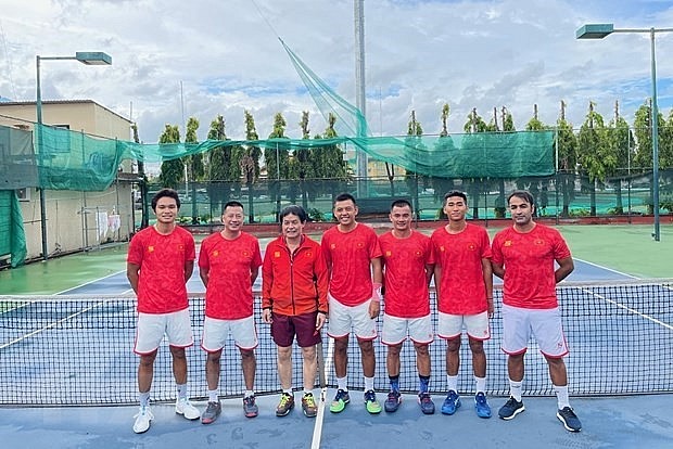 Members of the Vietnamese tennis team. (Source: VNA) Members of the Vietnamese tennis team. (Source: VNA)