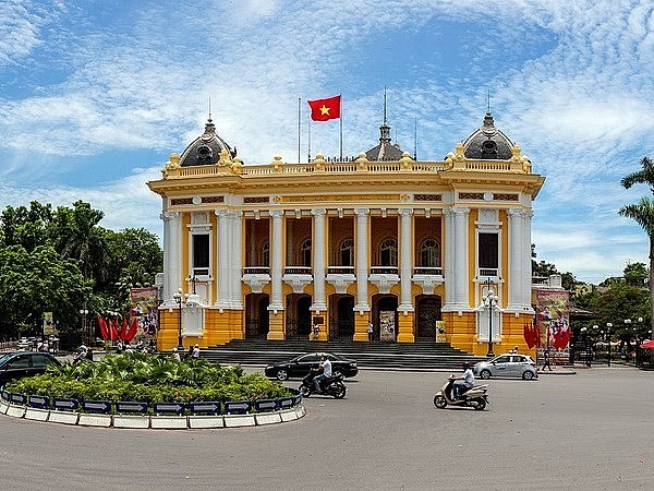 The Hanoi Opera House, one of the architectural landmarks of the capital city. Photo: VNA The Hanoi Opera House, one of the architectural landmarks of the capital city. Photo: VNA