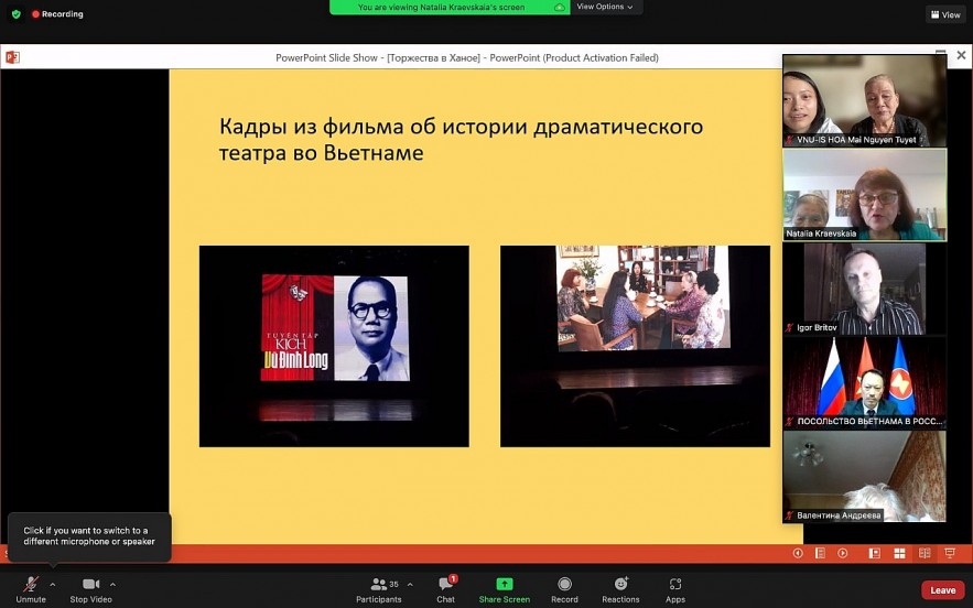 Igor Britov Introduces Famous Vietnamese Play to Russian Igor Britov Introduces Famous Vietnamese Play to Russian Audiences