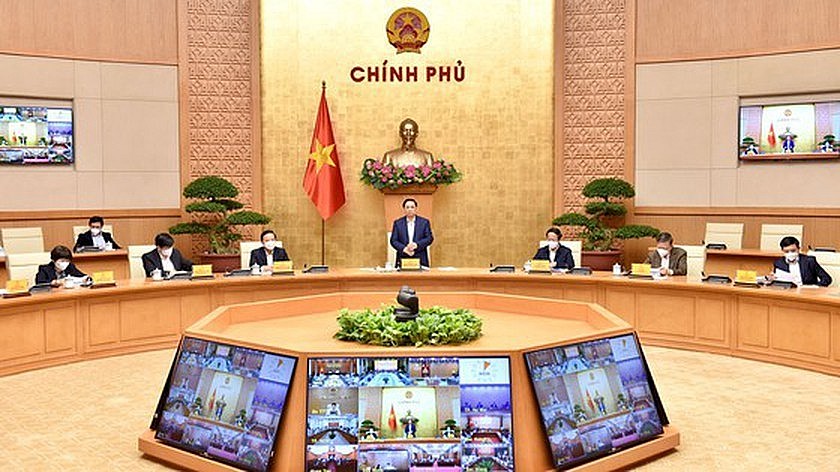 At the meeting chaired by PM Pham Minh Chinh. Photo: VGP At the meeting chaired by PM Pham Minh Chinh. Photo: VGP