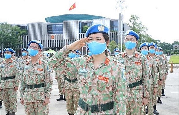 Vietnamese UN peacekeepers. Photo: VNA Vietnamese UN peacekeepers. Photo: VNA