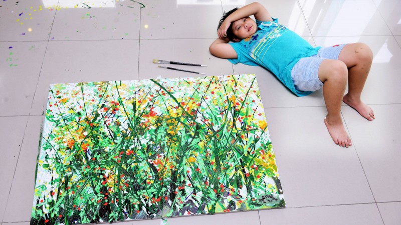 Vietnamese 12-year-old artist sells art for US$150.000 vietnamese 12 year old artist sells art for us 150000