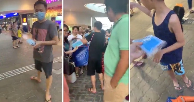 S’porean man and Vietnamese wife give out 17,000 free masks in Singapore MRT sporean man and vietnamese wife give out 17000 free masks in singapore mrt