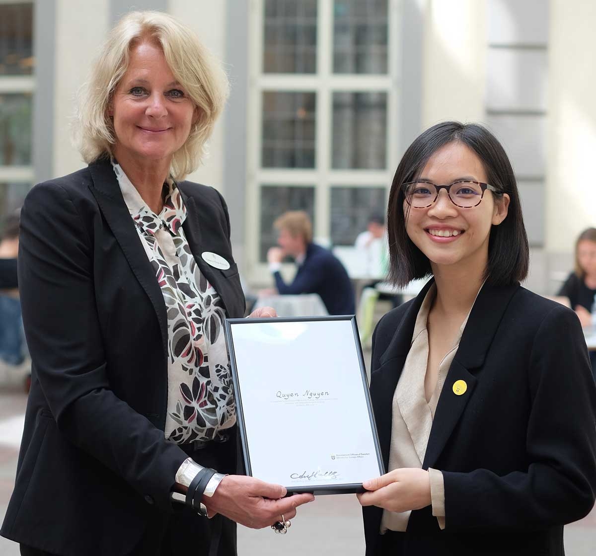Vietnamese female student awarded Global Swede of 2020 vietnamese female student awarded global swede of 2020