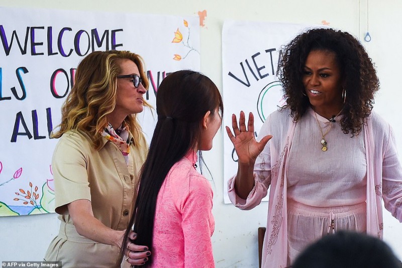 US Former first lady Michelle Obama urges Vietnam girls to stay in school us former first lady michelle obama urges vietnam girls to stay in school