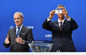 latest news champions league quarter final semi draw