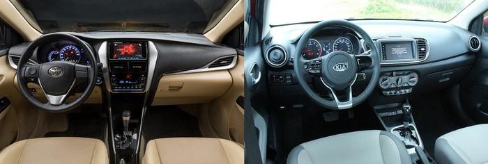 Sedan hạng B: KIA Soluto có đủ sức cạnh tranh Toyota Vios? sedan chay dich vu chon kia soluto hay toyota vios