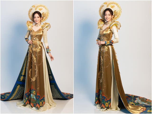 Loạt trang phục dân tộc của người đẹp Việt trong các cuộc thi nhan sắc thế giới nhin lai loat trang phuc dan toc cua nguoi dep viet trong cac cuoc thi nhan sac the gioi