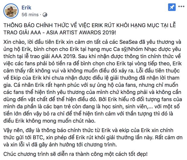Tin giải trí sao Việt hôm nay (8/9): Lộ lý do khiến Sơn Tùng M-TP và loạt sao Việt rút lui khỏi AAA 2019 tin giai tri sao viet hom nay 89 lo ly do khien son tung m tp va loat sao viet rut lui khoi aaa 2019