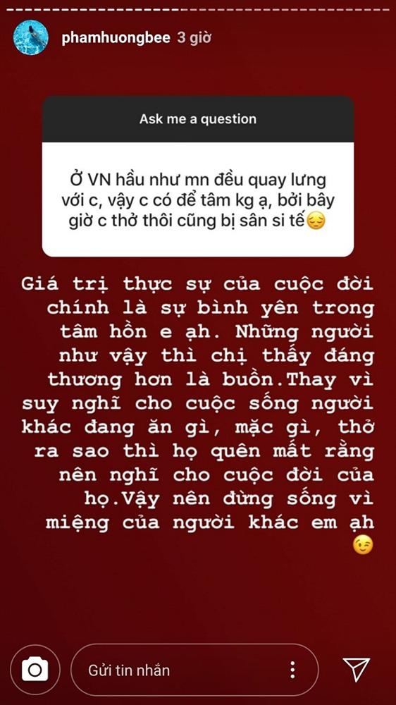 pham huong dap tra truoc thong tin bi khan gia viet nam quay lung