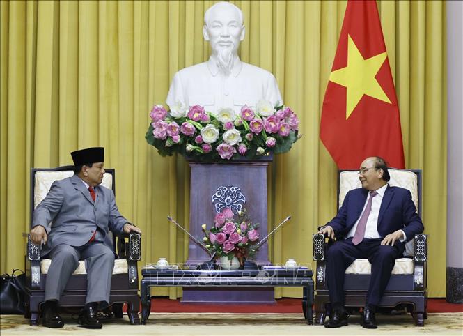 Chủ tịch nước Nguyễn Xuân Phúc tiếp Bộ trưởng Quốc phòng Indonesia Chủ tịch nước Nguyễn Xuân Phúc tiếp Bộ trưởng Quốc phòng Indonesia