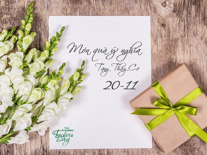Những món quà tặng cô giáo ngày nhà giáo Việt Nam 20/11 ý nghĩa nhất
