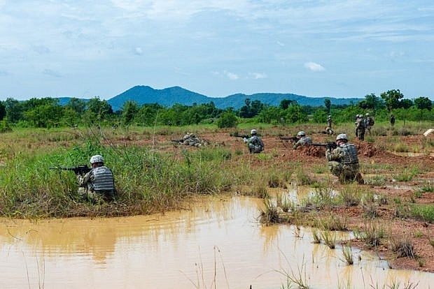 Mỹ chuyển hướng tập trận sang Biển Đông, đối phó Trung Quốc quan doi my len ke hoach tap tran tai bien dong