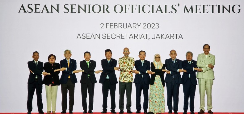 Họp trù bị cho Hội nghị hẹp Bộ trưởng Ngoại giao ASEAN Họp trù bị cho Hội nghị hẹp Bộ trưởng Ngoại giao ASEAN ảnh 1