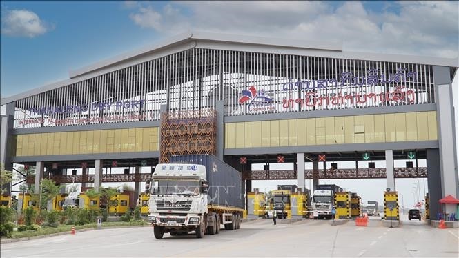 Kim ngạch thương mại Việt Nam - Lào năm 2022 tăng trưởng ấn tượng. (Nguồn: TTXVN)