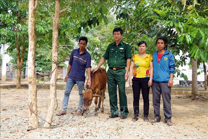Dấu ấn người lính quân hàm xanh nơi biên giới Chú thích ảnh
