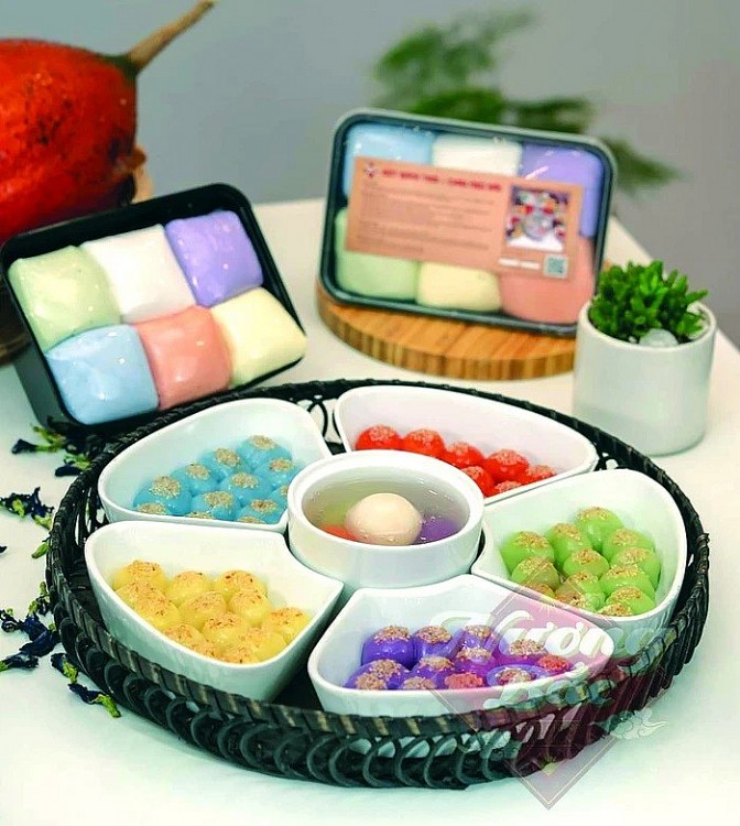 Tết Hàn thực khởi động sớm với những set bánh đa sắc Tết Hàn thực khởi động sớm với những set bánh đa sắc