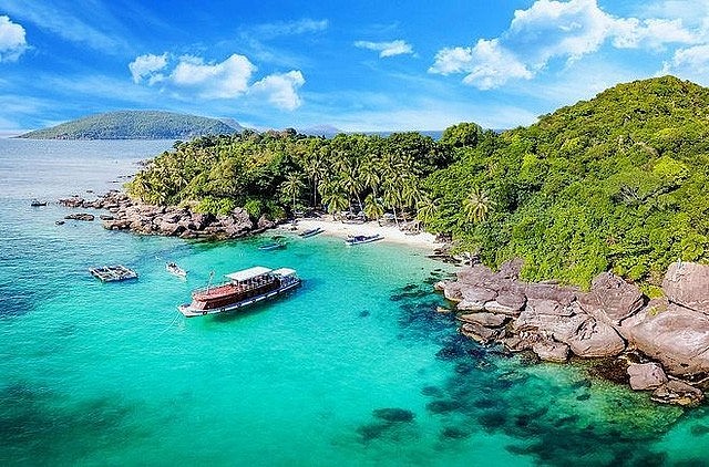 Biển Côn Đảo. Ảnh: Báo Chính Phủ Biển Côn Đảo. Ảnh: Báo Chính Phủ