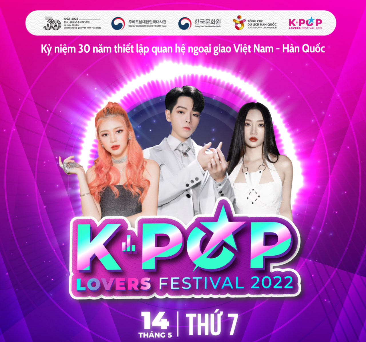 Lễ hội K-pop Lovers Festival 2022 tổ chức vào ngày 14/5. Lễ hội K-pop Lovers Festival 2022 tổ chức vào ngày 14/5.