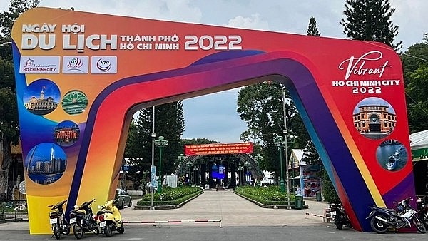 Ngày hội du lịch lần thứ 18 diễn ra từ ngày 14 đến 17/5 tại Công viên Lê Văn Tám, quận 1. Ảnh: Nguyễn Cảnh Ngày hội du lịch lần thứ 18 diễn ra từ ngày 14 đến 17/5 tại Công viên Lê Văn Tám, quận 1. Ảnh: Nguyễn Cảnh