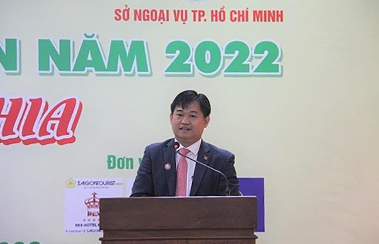 Ông Sok Dareth, Tổng Lãnh sự Campuchia phát biểu tại chương trình. Ông Sok Dareth, Tổng Lãnh sự Campuchia phát biểu tại chương trình.