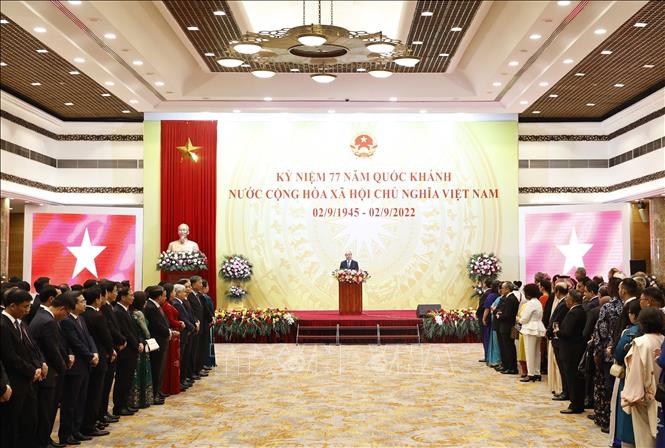 Lễ kỷ niệm 77 năm Quốc khánh nước Cộng hòa xã hội chủ nghĩa Việt Nam Chú thích ảnh