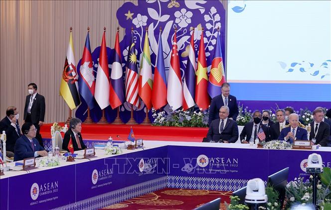 Thủ tướng Chính phủ Phạm Minh Chính dự Hội nghị Cấp cao ASEAN - Hoa Kỳ lần thứ 10 Chú thích ảnh
