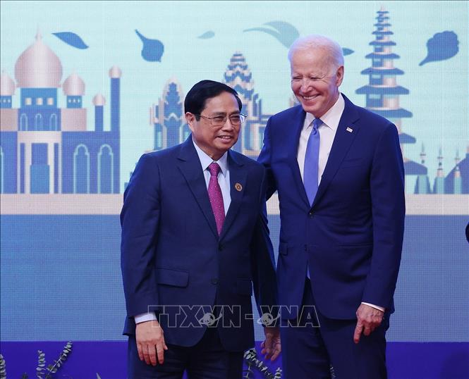 Thủ tướng Chính phủ Phạm Minh Chính dự Hội nghị Cấp cao ASEAN - Hoa Kỳ lần thứ 10 Chú thích ảnh
