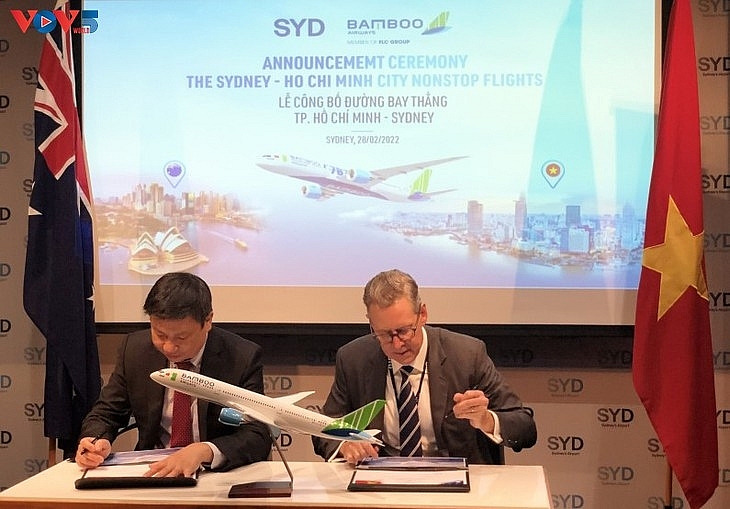Bamboo Airways ប្រកាសជើង​​ហោះហើររវាង​ទីក្រុងហូជីមិញ- Sydney