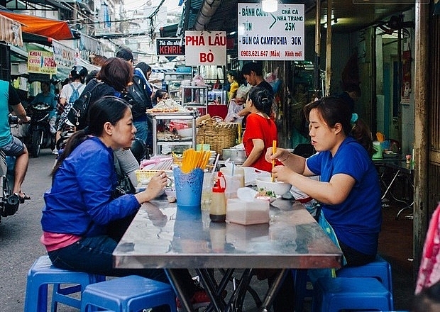 ផ្សារកម្ពុជាគួរឱ្យចាប់អារម្មណ៍នៅចំកណ្តាលទីក្រុងហូជីមិញ