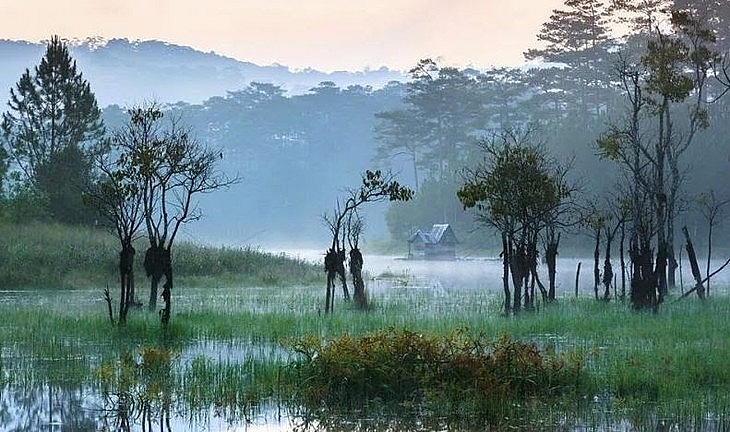 សម្រស់បឹង Tuyen Lam នៅទីក្រុង Da Lat