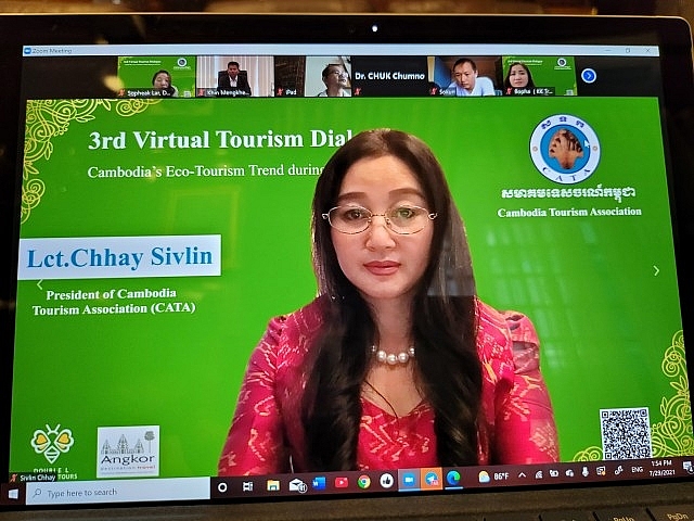 អ្នក​ធ្វើ​ការលើ​វិស័យ​ទេសចរណ៍​​ផ្លាស់ប្តូរយោបល់គ្នា លើ​ការពង្រឹង​ទេសចរណ៍សហគមន៍​ឲ្យមានស្ថិរភាព