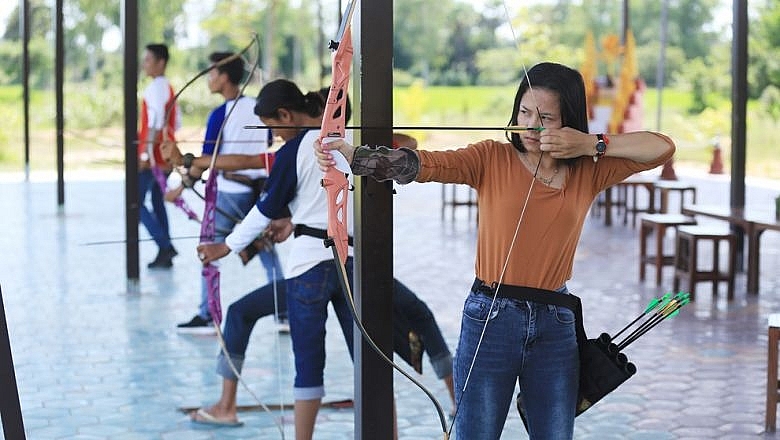 កន្លែងបាញ់ធ្នូ មណ្ឌលកម្សាន្តថ្មីក្នុងទឹកដីក្រុងសៀមរាប រំឭកវប្បធម៌រុងរឿងរបស់ខ្មែរ ក្នុងសម័យមហានគរ កន្លែងបាញ់ធ្នូ មណ្ឌលកម្សាន្តថ្មីក្នុងទឹកដីក្រុងសៀមរាប រំឭកវប្បធម៌រុងរឿងរបស់ខ្មែរ ក្នុងសម័យមហានគរ