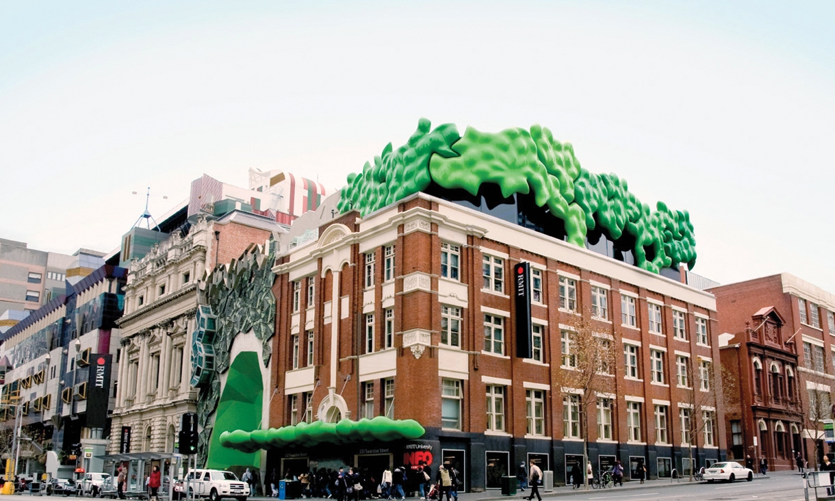 RMIT campus in Melbourne, Australia 2230 career changing landscape