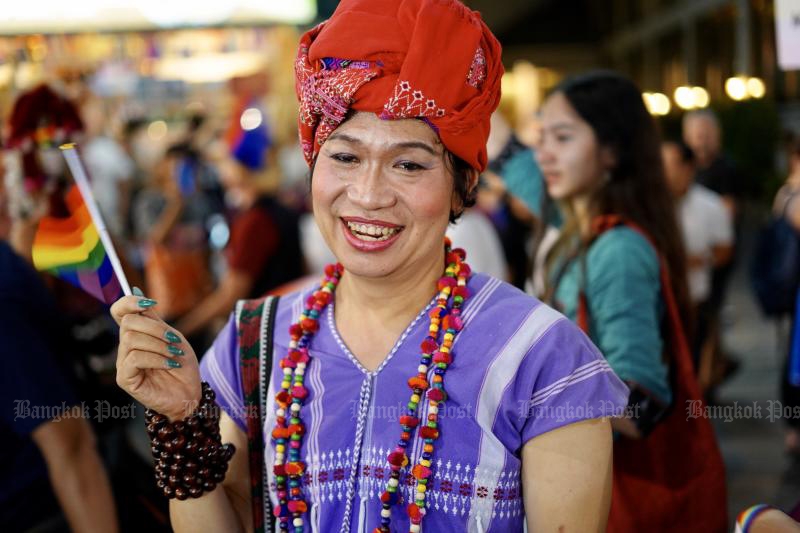 People attend the Chiang Mai Pride event in Chiang Mai on Feb 22, 2020 to promote LGBT rights and raise public awareness of the issue. (Photo by Melalin Mahavongtrakul) 1421 c1 1947992 200708195501