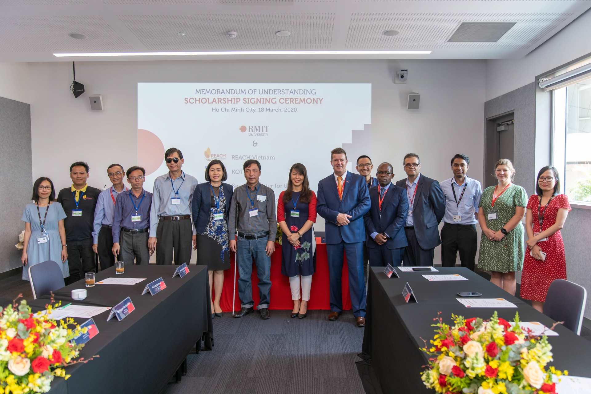 REACH's Executive Director, Tam Pham, at the MoU signing event 2227 image 1