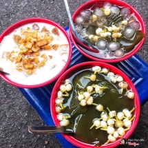 vietnamese sweet tofu pudding in syrup dessert