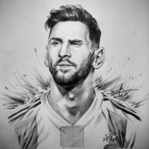 Vietnamese twenty-something draws striking portraits of World Cup stars