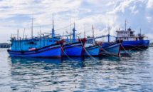 six vietnamese fishermen missing in boat fire offshore roks island