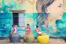 tam thanh mural village wins asian townscape award