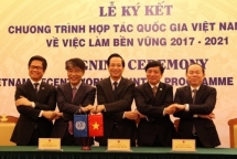Vietnam, ILO sign cooperation pact on sustainable employment
