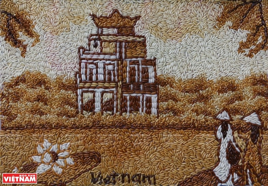 Вьетнам в картинах из риса