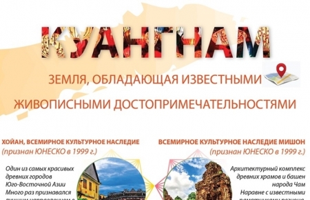 Куангнам – земля, обладающая известными живописными достопримечательностями