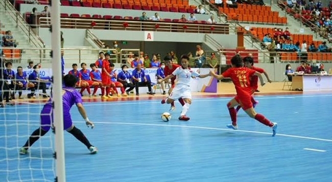 SEA Games 31: Женская сборная Вьетнама по футзалу разгромила сборную Мьянмы SEA Games 31: Женская сборная Вьетнама по футзалу разгромила сборную Мьянмы