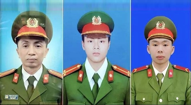 Посмертное награждение Орденами «За боевой подвиг» трех сотрудников СОБ, пожертвовавших собой при тушении пожара