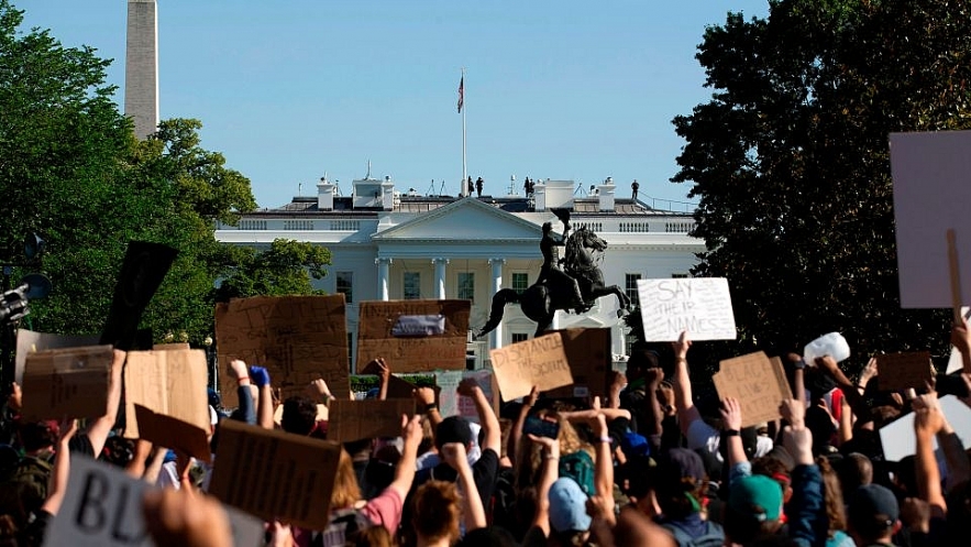 Media storm triggered with Trump's letter calling peaceful protesters 'terrorists' opinion about trumps letter calling peaceful protesters terrorists