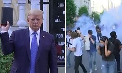 Media storm triggered with Trump's letter calling peaceful protesters 'terrorists' opinion about trumps letter calling peaceful protesters terrorists