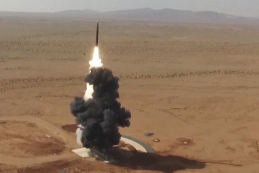 undefined The PLA test-fired a DF-26 missile, which has a range of 4,000km making it capable of striking the US Pacific territory of Guam. Photo: 81.cn